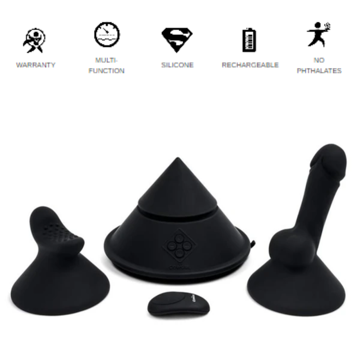 Remote App Controlled Premium Silicone Sex Machine Vibrating Stimulator Sex  Toy | eBay