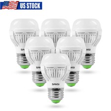 SANSI 9W 60W LED Light Bulb 2700K Soft Warm 900lm A15 E26 Home Replacement Lamp