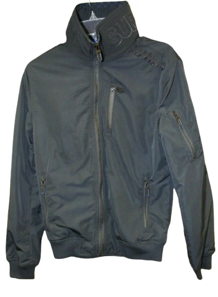 Superdry Moody Nite Flite Lite Bomber Jacket Color Ink Size