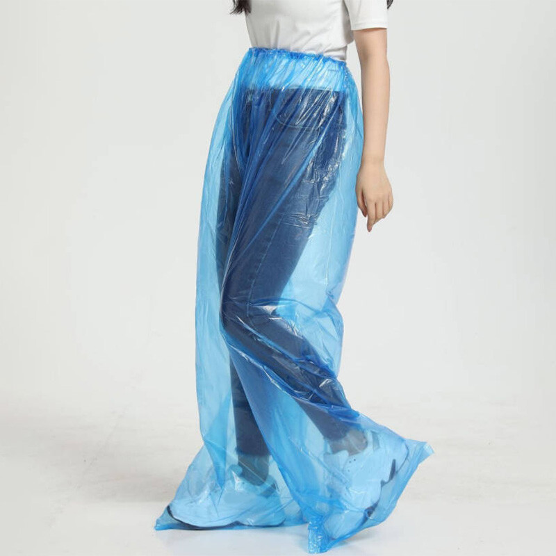 Disposable Raincoat Long Rain Pants Waterproof Outdoor Camping Hiking Accessory-image