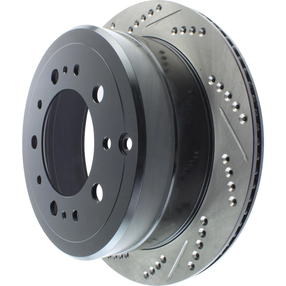 Par de rotores de freno de disco Stoptech trasero para Toyota Land Cruiser 1998-2007 (46328) Foto 4 de 4