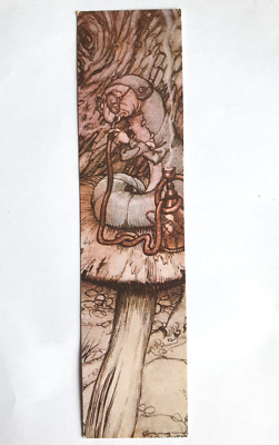 Lesezeichen Lesewurm Wurm Rauch Arab Shisha Pfeife Elgin Court Designs Serie H 1971
