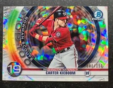 2020 Bowman Chrome Scouts Top 100 Atomic Refractor Carter Kieboom #19 101/150