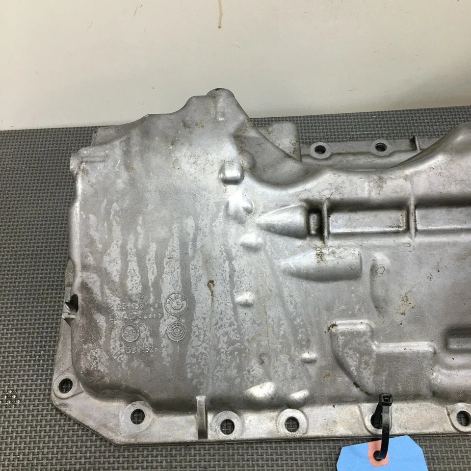 06-08 BMW 750i 3.0L Motor Inferior Aceite Fluido Pan Sumidero OEM 7559857 Foto 3 de 4