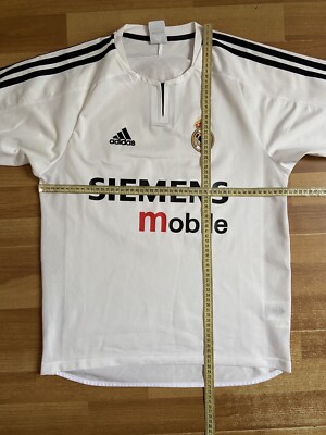 REAL MADRID 2003 2004 HOME SHIRT JERSEY ADIDAS 021804 sz S MEN #23