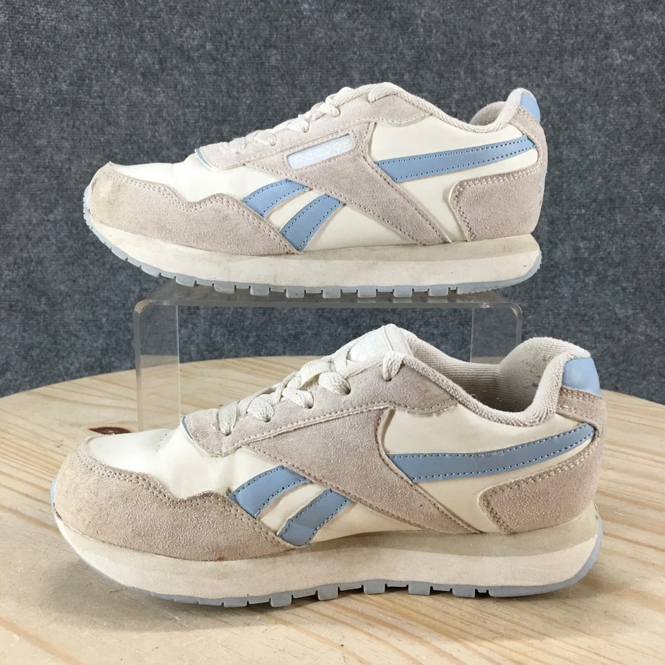 Reebok Shoes Youth 3 Royal Ultra Casual Sneakers White Leather Lace Up Low Top - Image 2 of 4