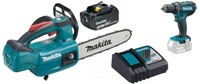 Makita DUC254Z Akku-KettensäGe 18V + DDF482Z Akku-Schrauber + 1X Akku 3Ah +Lader