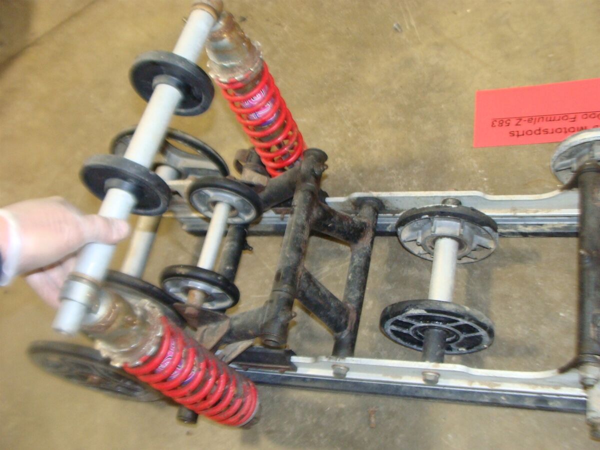 1994 Ski-Doo Formula Z 583 skid skidframe shocks slide rail 1994 Ski-Doo Formula Z 583 skid skidframe shocks slide rail
