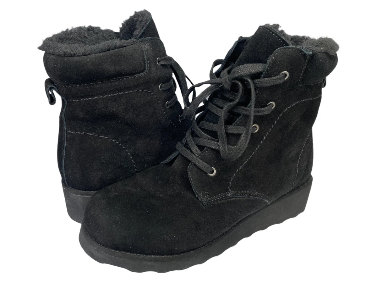 Bearpaw phoebe suede 2025 sheepskin hiker boot