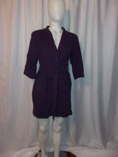 SIORO Women's Deep Purple Robe W/Pockets SIZE M