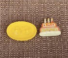 Vintage IDEAL Toy Doll 1968 Candy Flatsy Doll Happy Birthday Replacement CAKE — photo 3