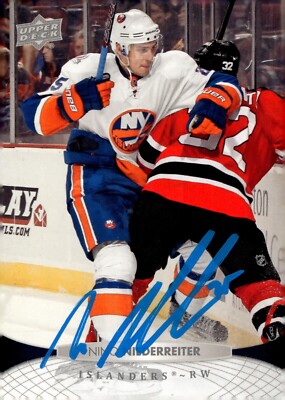 Nino Niederreiter - Signed 2011-12 Upper Deck Series 2 Arena Card #NYI-5