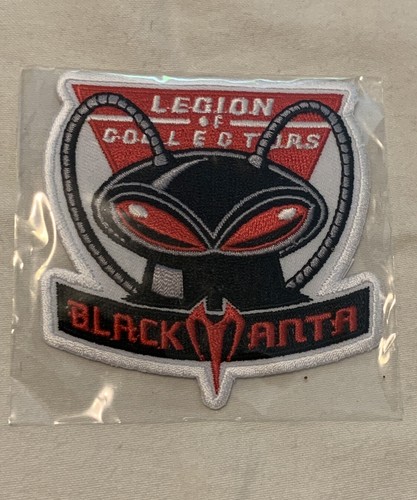 Black Manta Patch Funko DC Legion of Collectors Exclusive *Brand New, Sealed* - Foto 1 di 2