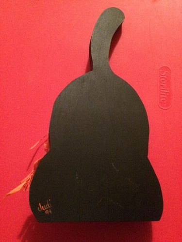 Halloween Decorations Interior Black Cat Wooden Craft Toll Country Craft Nice - Picture 2 of 3