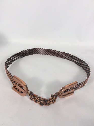 Beautiful Vtg Renoir Copper Modernist Mesh Chain B