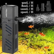 4in1 Submersible Water Pump Aquarium Fish Tank Sump Pump Purifier Filter Oxygen