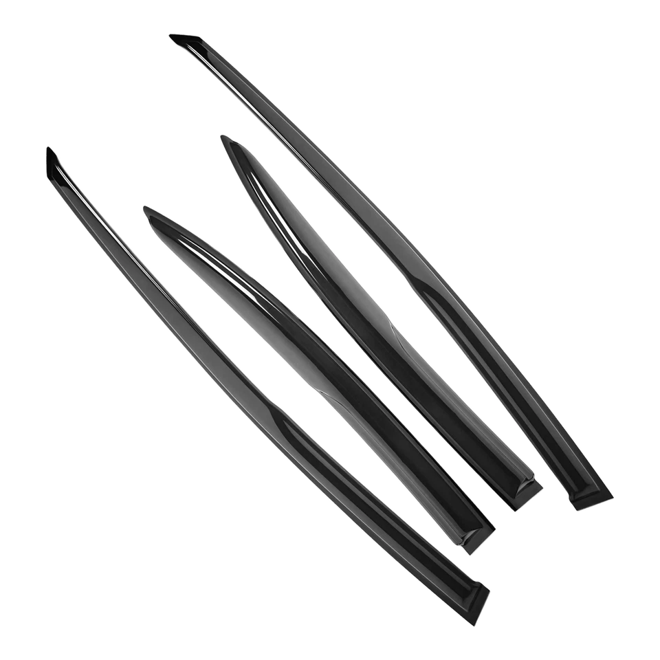 Подходит для 2006-2011 Honda Civic седан стиль Mugen козырьки для окон защита от дождя дефлекторы - Изображение 3 из 4