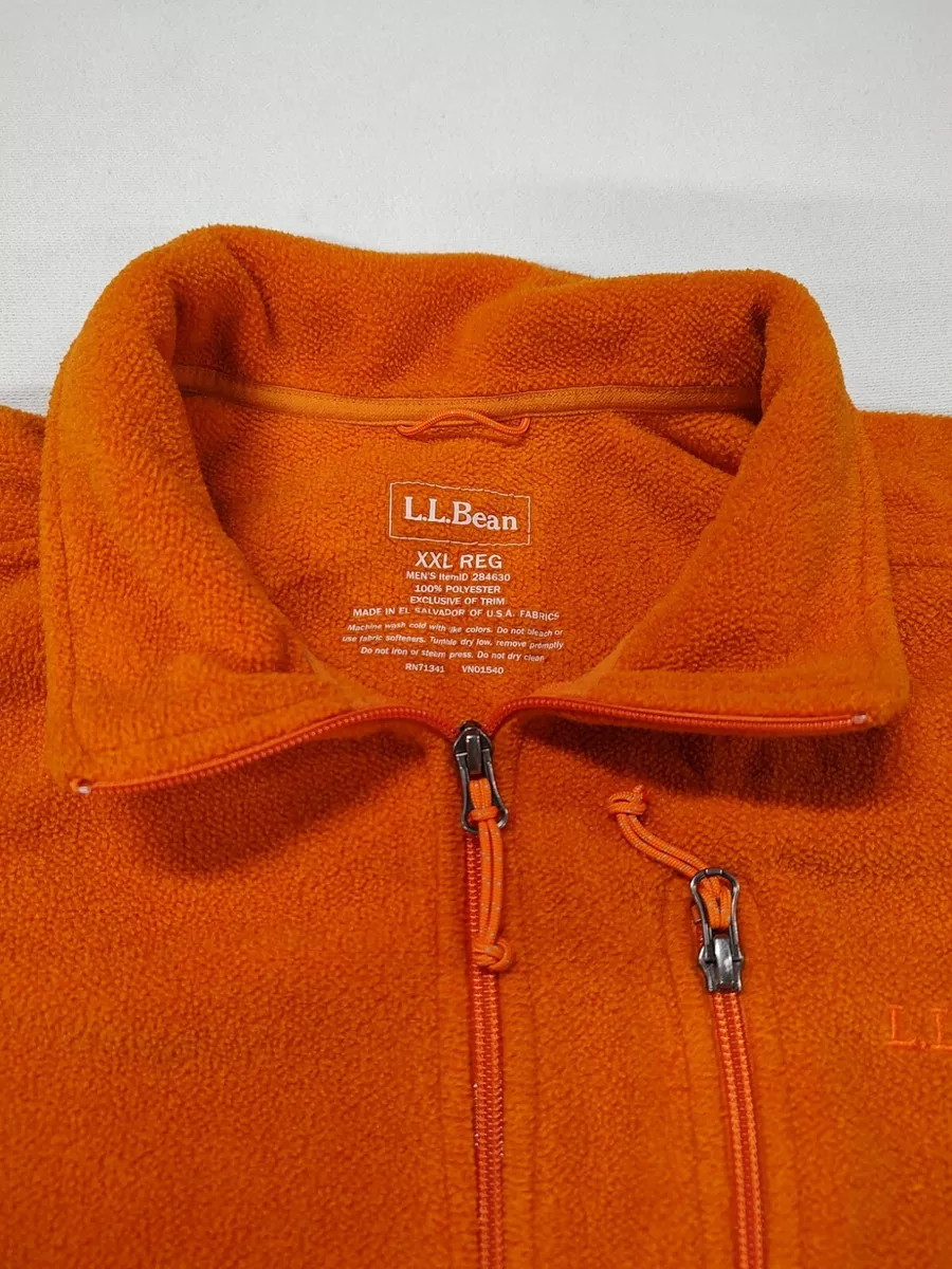 Mens orange shop fleece