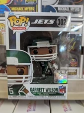 NFL New York Jets Garrett Wilson (Color) Funko Pop! Vinyl Figure #302