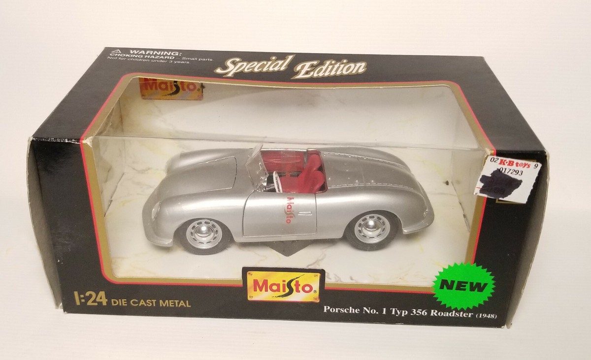 マイスト　ポルシェ　No.1 Typ 356ロードスター1948 Porsche No.1 Typ 356 Roadster 1948 1/18 Maisto - YouTube