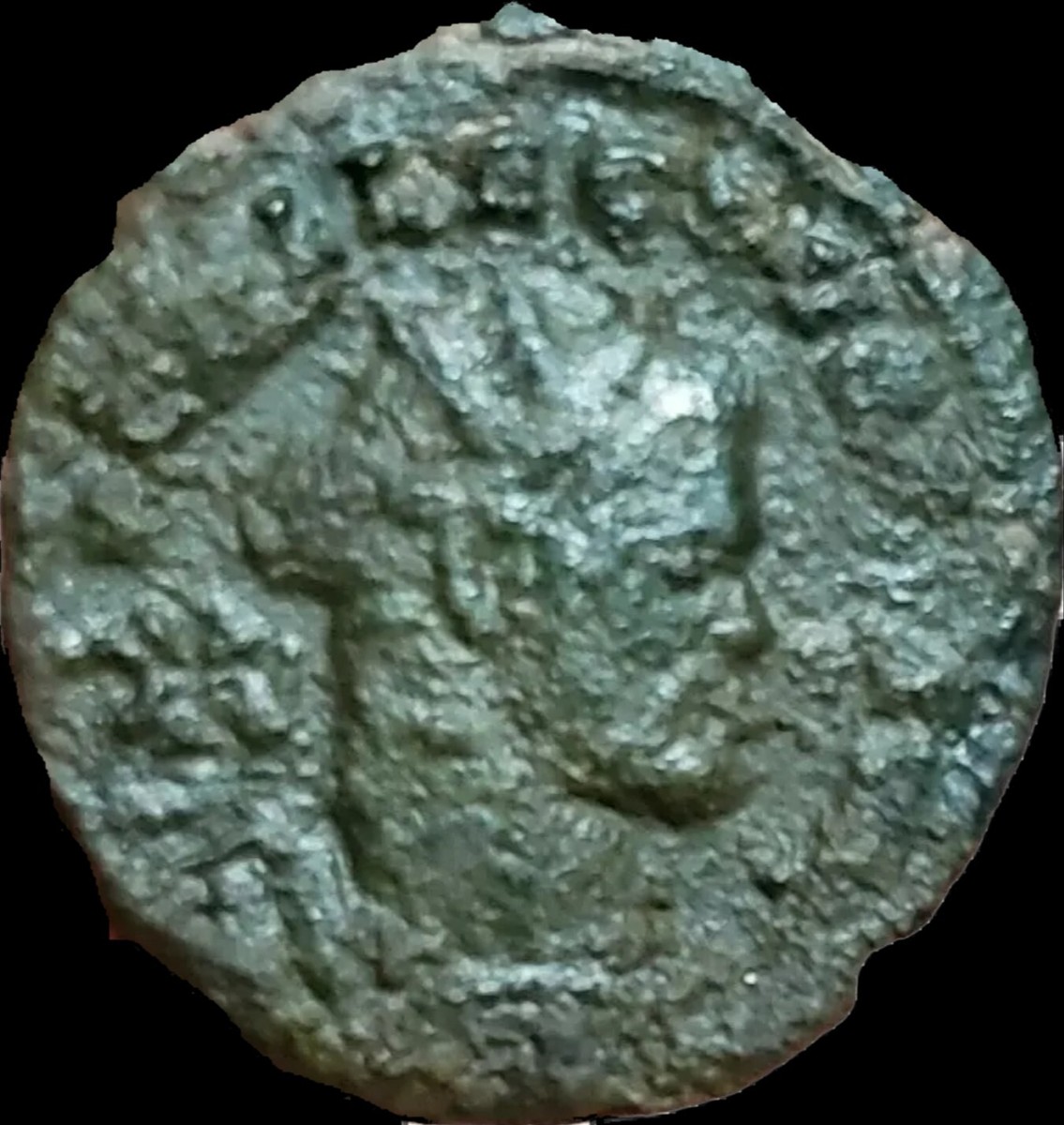 T Allectus 293-296 Quinarius Galley . Rare British Usurpers