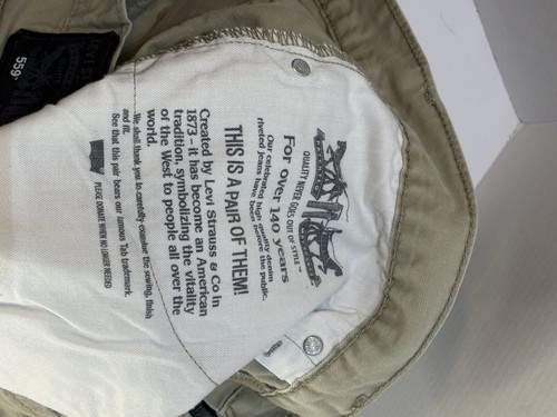 Jeans beige Levis 559 talla 34x32 - Imagen 5 de 8