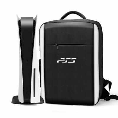 For PS5 Travel Storage Bag Carrying Backpack Game Console Accessories Protective
