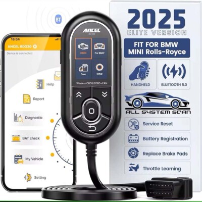 Ancel BD330 PROFI OBD2 Diagnosegerät  Auto Alle System EPB Scanner Fit für BMW