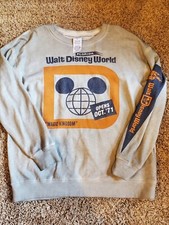 Walt Disney World 50th Anniversary Vault Collection Opens 1971 Sweatshirt Sz XS