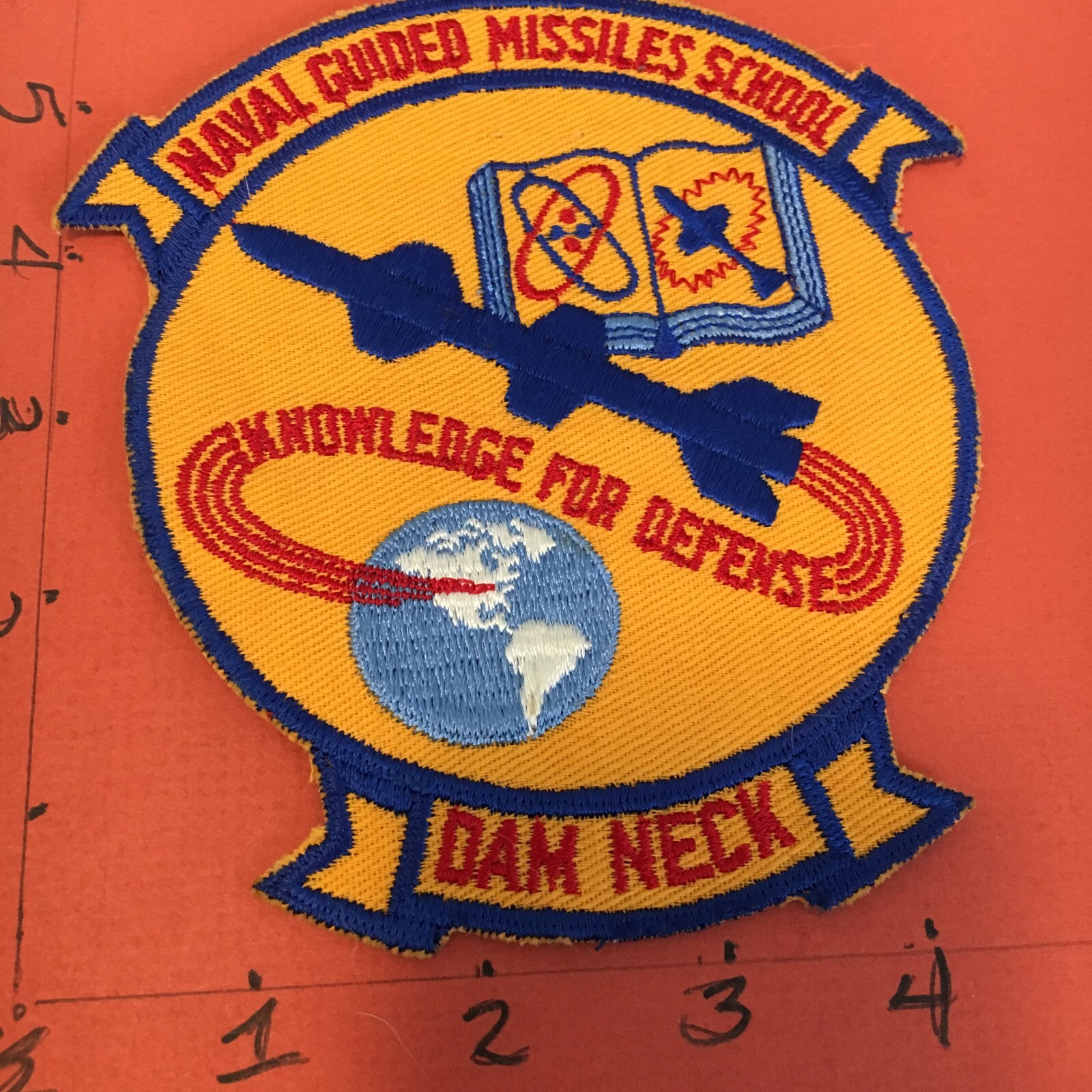 US Navy Naval Guided Missiles School Dam Neck Patch 1/1/23 eBay