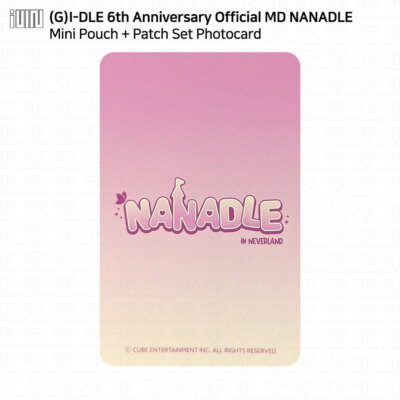 G)I-DLE G-IDLE 6th Anniversary MD NANADLE IN NEVERLAND Pouch