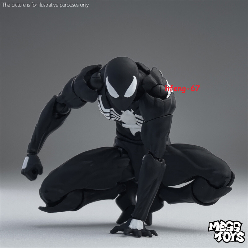 CT Toys Messtoys Symbiote Spider-Man Black Spider Action Figure