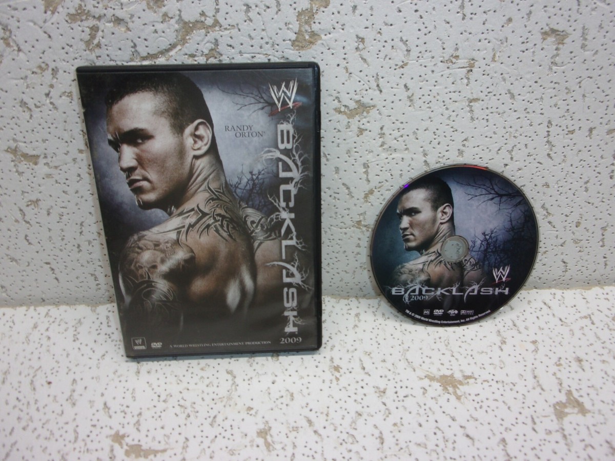 WWE : Backlash 2009 DVD WWF Randy Orton Hardy Boyz John Cena