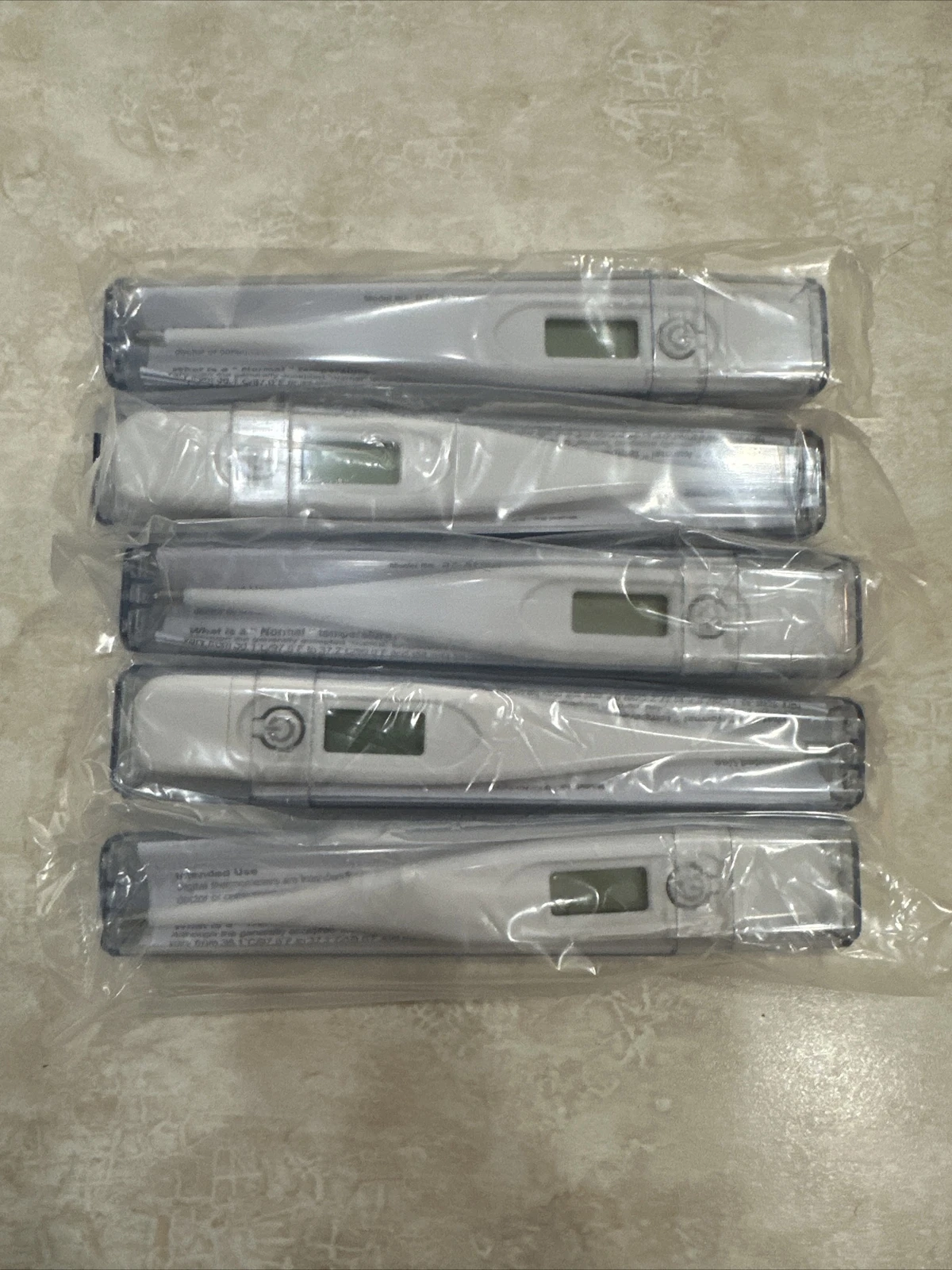 QTY 5 Digital Oral LCD Fever Thermometer For Adult, Baby, Kids New Never Used
Opens in a new window