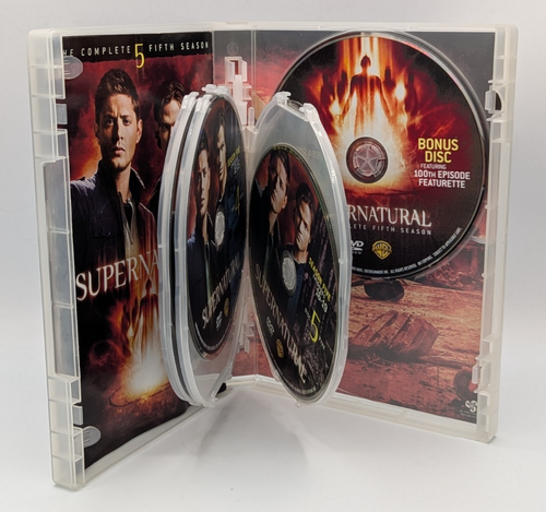 Supernatural: the Complete Fifth Season 5 w/ Slip Box (DVD, 2009) - Picture 4 of 13