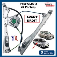 Fensterhebermechanismus Vorne Rechts FüR Renault Clio 3 1.5 Dci 1.6L 5 TüRen