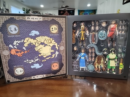 Avatar: The Last Airbender Aang Katara Toph Zuko Boxed Set Nickelodeon BST AXN