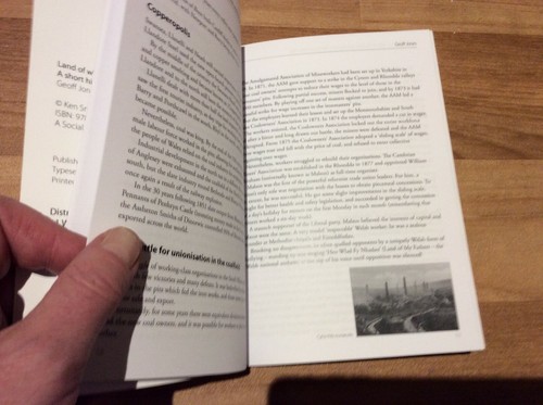 LAND OF WHOSE FATHERS ? - SHORT HISTORY OF WELSH WORKING CLASS BOOK - Picture 5 of 8