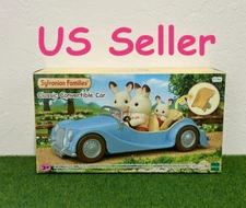Sylvanian Families Blue Classic Convertible Car Automobile Calico Critters