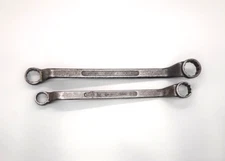 Vintage Tru Fit Lectrolite Offset Box End Wrenches 3002 & 3003 USA 12 Point