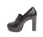 thumbnail 6  - Isabelle 440 Black Leather Platform Booties Heels Shoes 35 / US 5