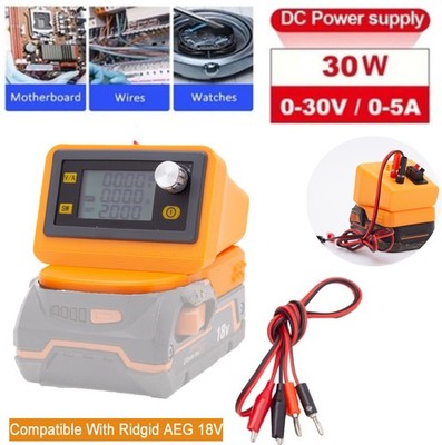 DC Labor Power Supply Adjustable Voltage Regulator For Ridgid 18V AEG Batteries