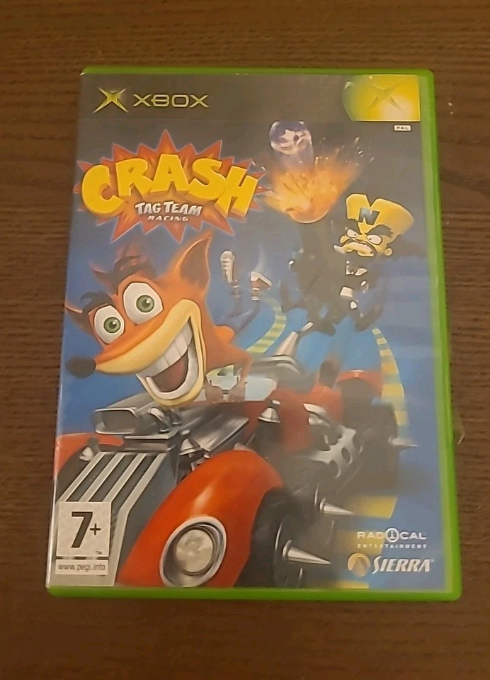JEU XBOX 1ERE GÉNÉRATION CRASH TAG TEAM RACING / COMPLET, photo 1 sur 4