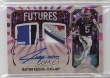 2019 Panini Legacy Futures Diamond 9/10 Trayveon Williams Dual Patch Auto 06rp