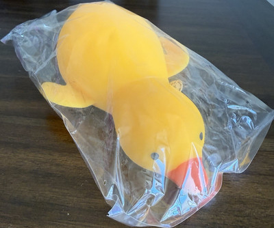 Jaru Jumbo Squish Duck Squeeze Toy Yellow Orange Ages 3+ Years