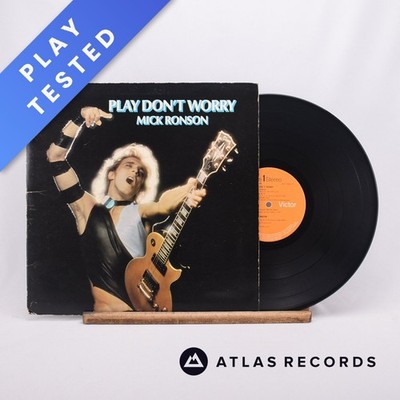 Mick Ronson Play Don't Worry Gatefold LP Album Vinyl Record APL1 0681 - VG+/VG+