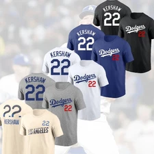 🔥HOT! Clayton Kershaw #22 Los Angeles Dodgers Name and Number Gift For Fans