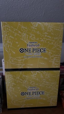 One Piece Card Game Egghead Starter Deck Display Case 6x ST-29 Factory Sealed