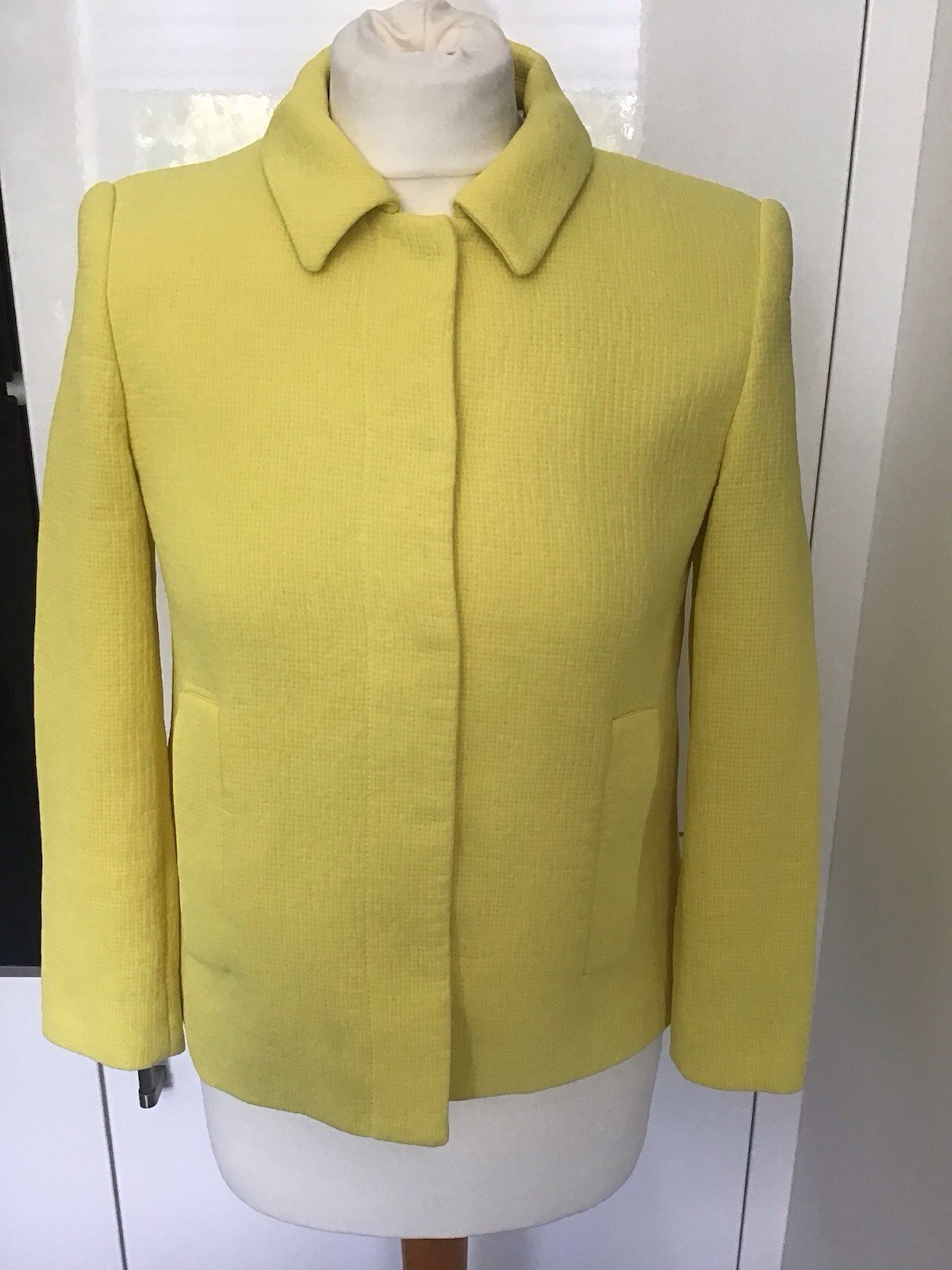 Zara Basic Women's  Yellow Polyester Jacket  Eur … - image 2