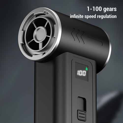 Handheld Dust Blower 130000 RPM High Speed 1 To 100 Gears Electric Air Duster - Photo 2/12